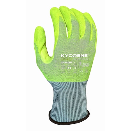 Armor Guys Cut Resistant Gloves, Cut Level A4 , HCT Lite Nitrile Palm W, Dots , XL 12 PK 00-840HV-XL